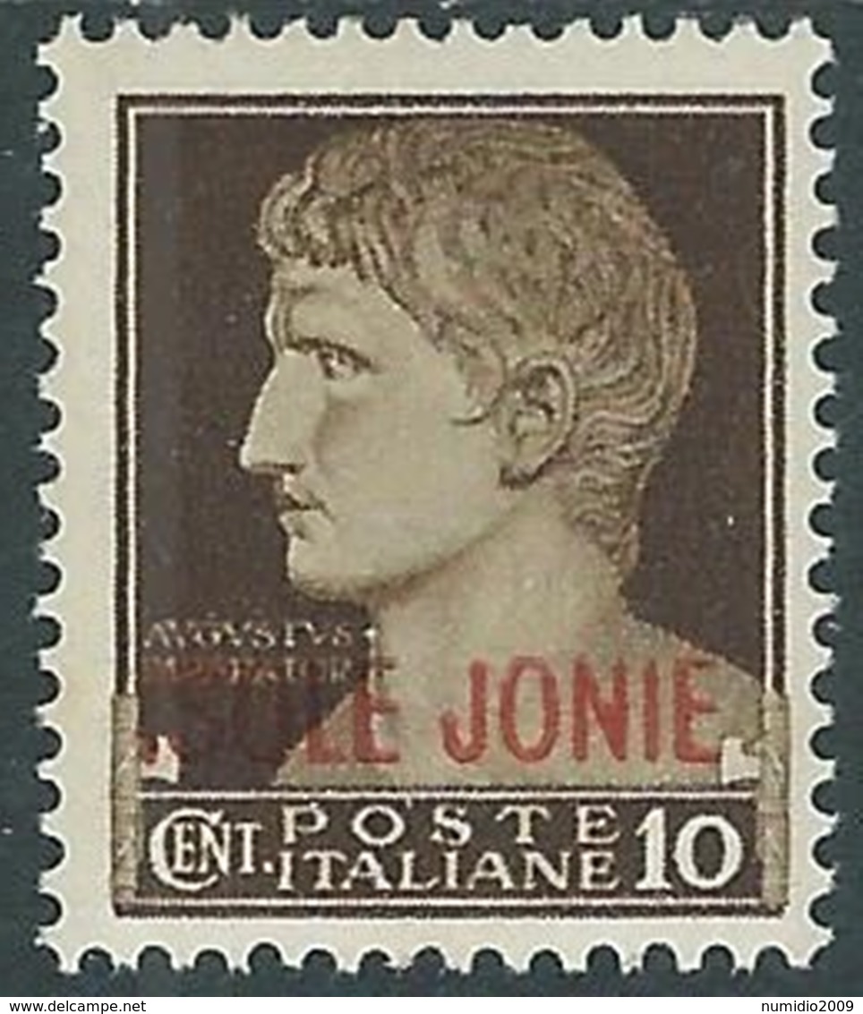 1941 ISOLE JONIE EFFIGIE 10 CENT MH * - UR45-6 - Ionian Islands