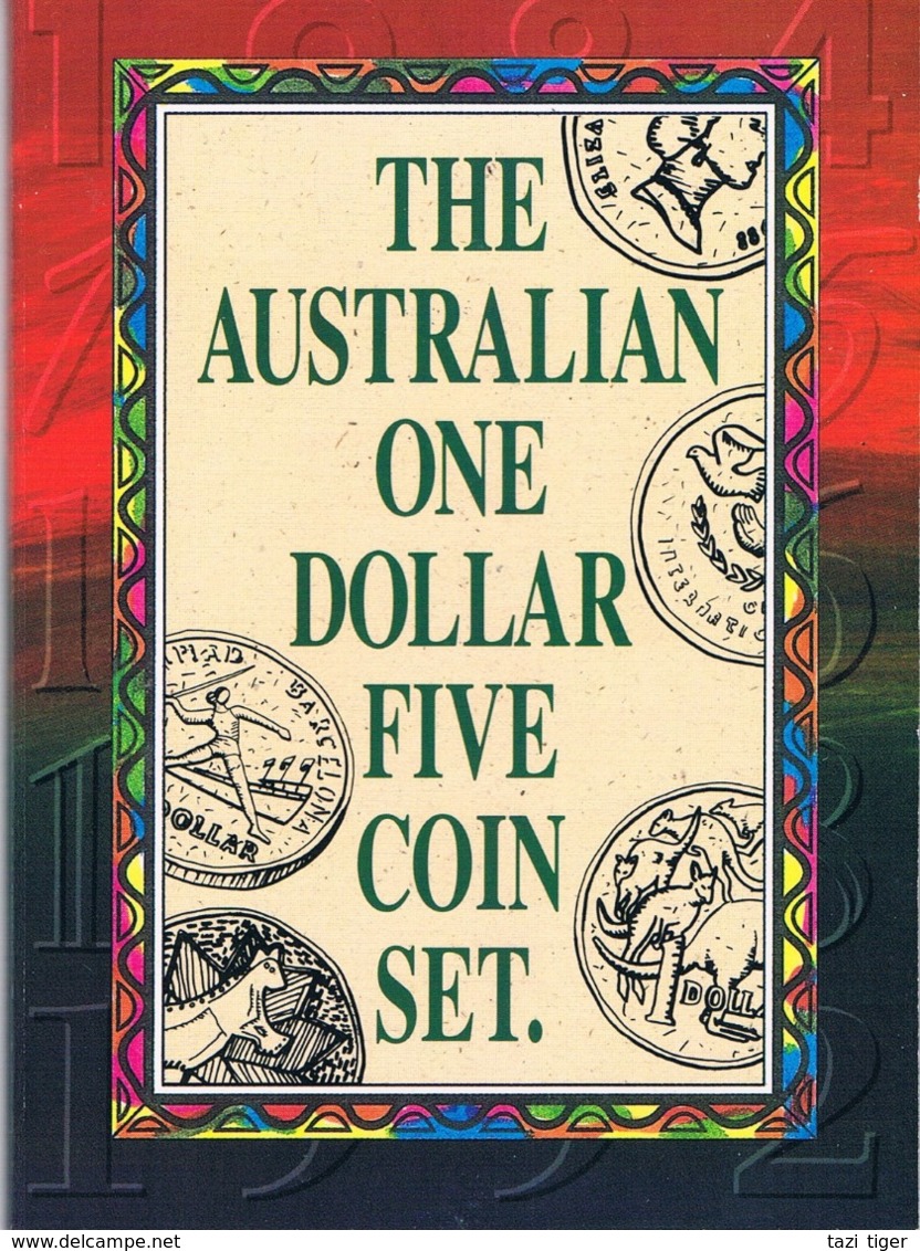 Australia • $1 • Uncirculated Five Coin Set - Sonstige & Ohne Zuordnung