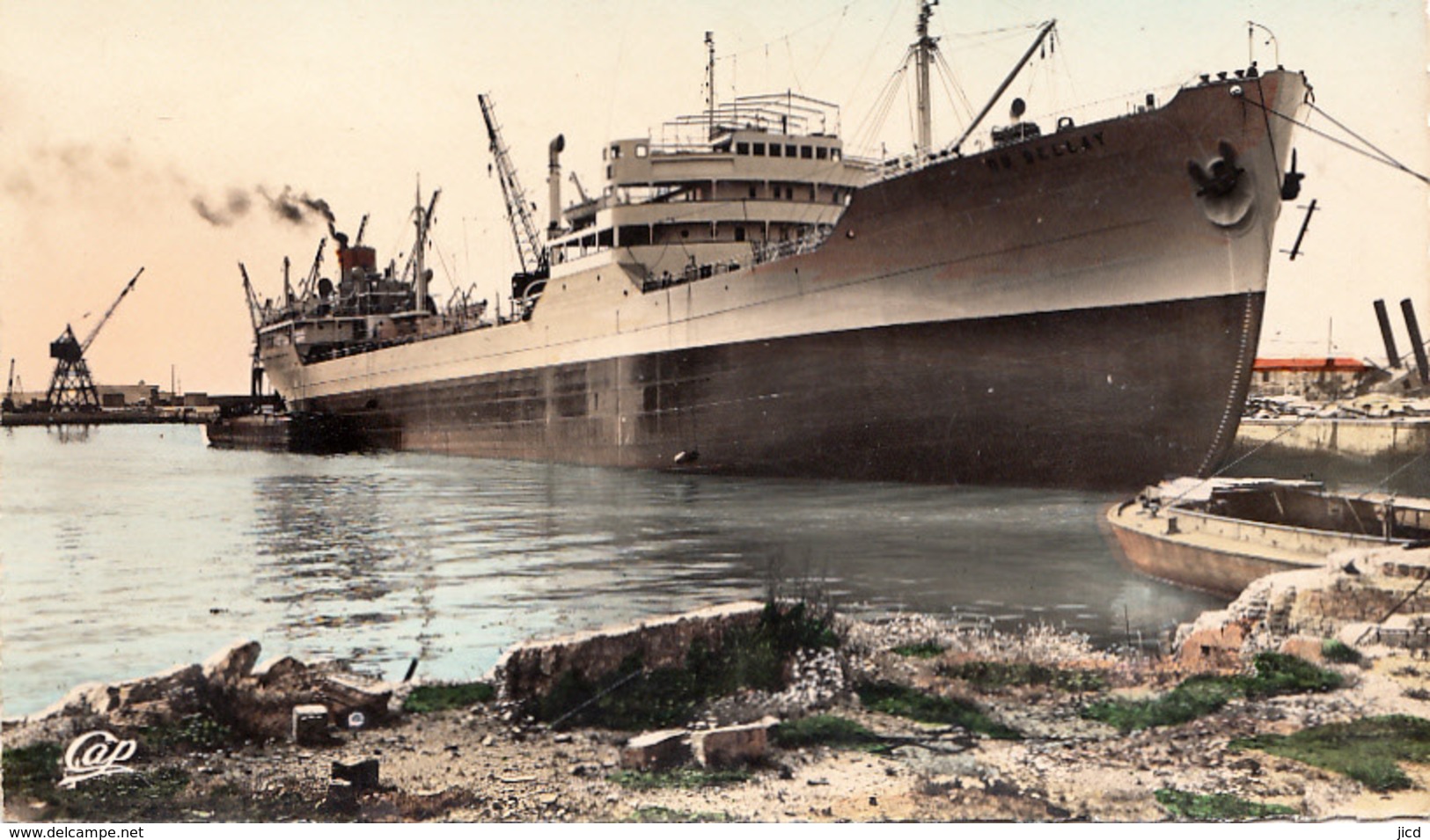 Petrolierle Le Du  Bellay  A Dunkerque Cpsm - Tankers