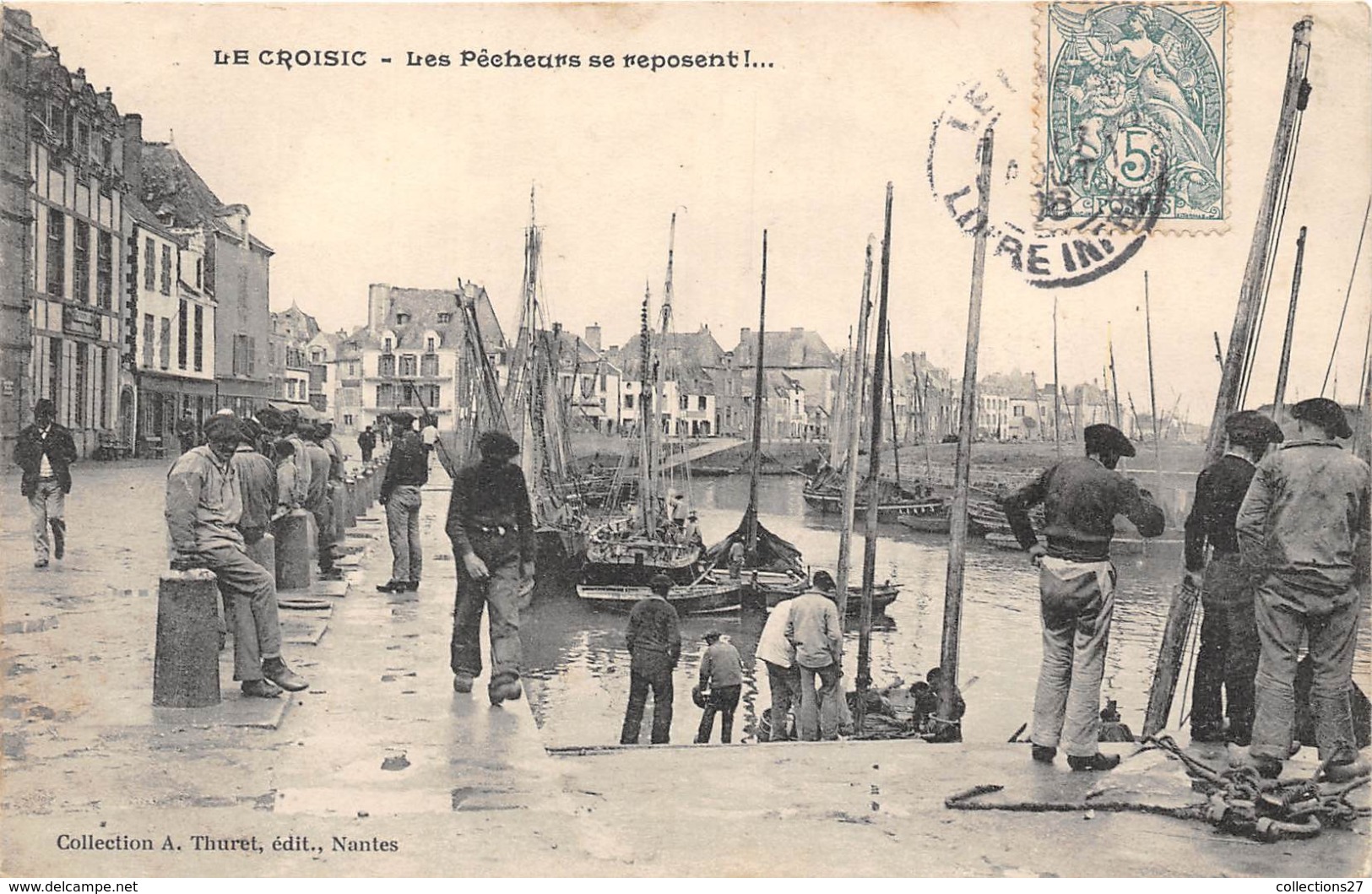 44-LE-CROISIC- LES PÊCHEURS SE REPOSENT ... - Le Croisic