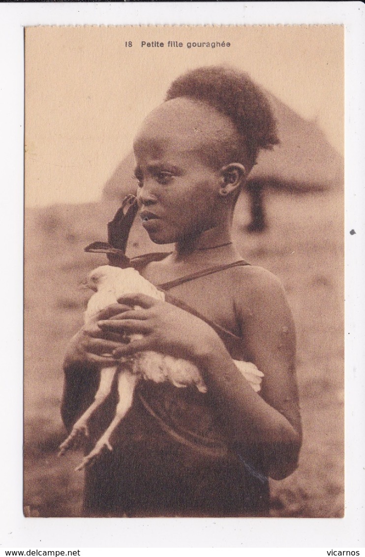 CP ETHIOPIE Petite Fille Gouraghée - Ethiopie