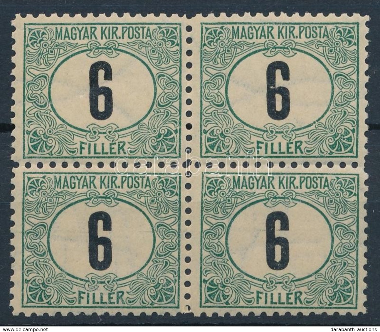 ** 1903 Portó 6f 'B' Négyestömb (40.000) - Other & Unclassified
