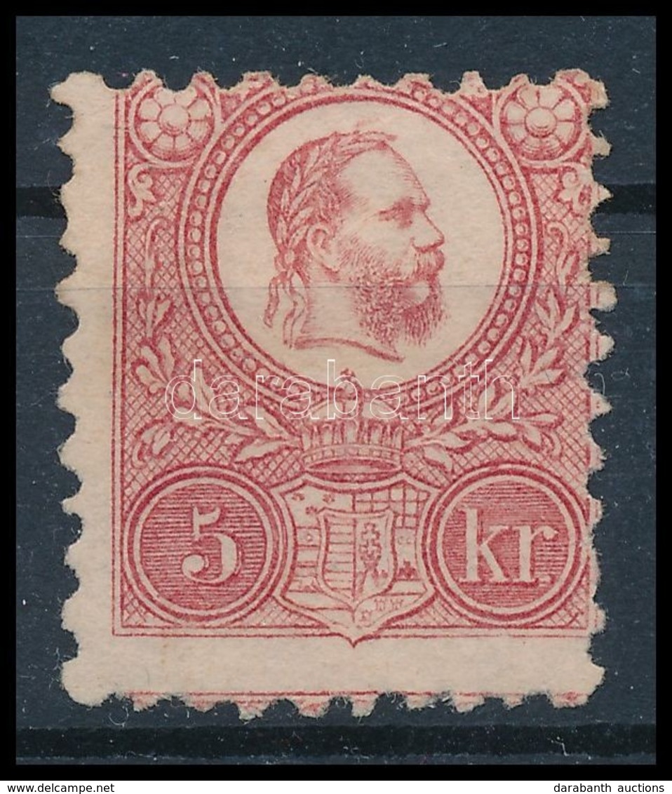 (*) 1871 Réznyomat Képbe Fogazott 5kr (*27.500) - Andere & Zonder Classificatie