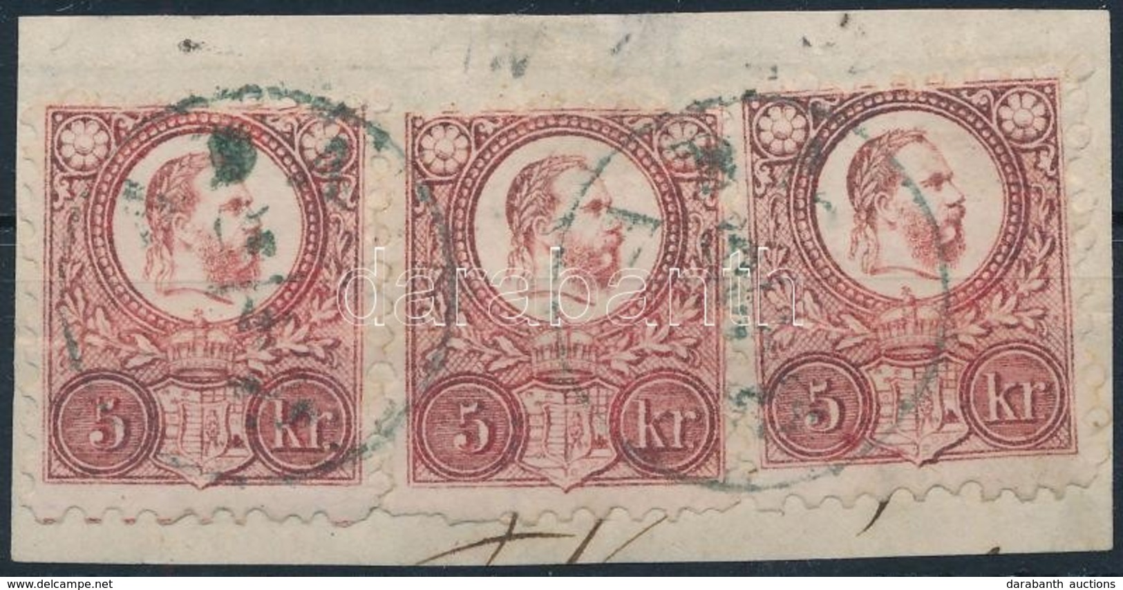 1871 Réznyomat 3 X 5kr Kék 'ADA' (Gudlin 600 Pont) - Other & Unclassified