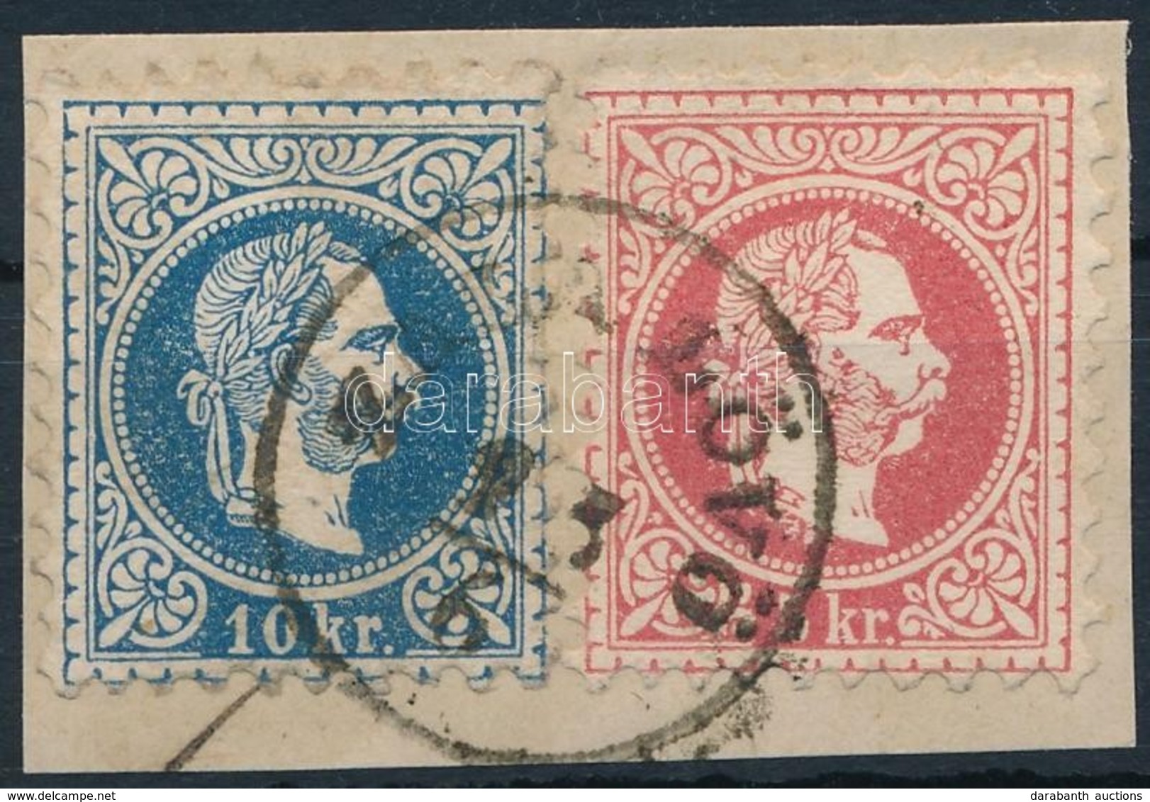 1867 5kr + 10kr 'ZALA LÖVŐ' (Gudlin 150 Pont) - Otros & Sin Clasificación