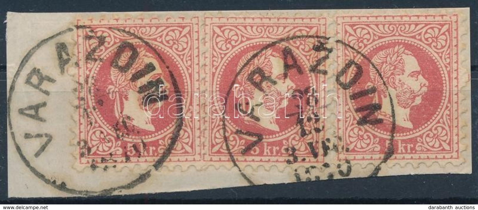 1867 3 X 5kr 'VARAZDIN' - Andere & Zonder Classificatie