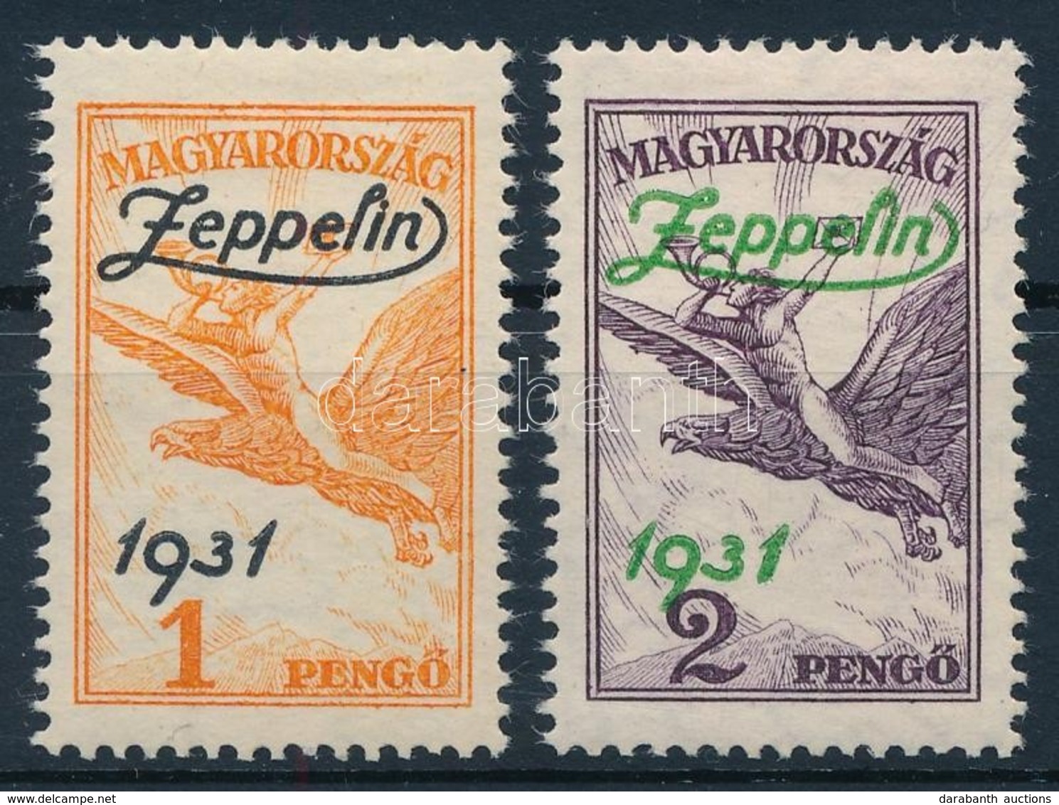 * 1931 Zeppelin Pár (12.000) - Other & Unclassified