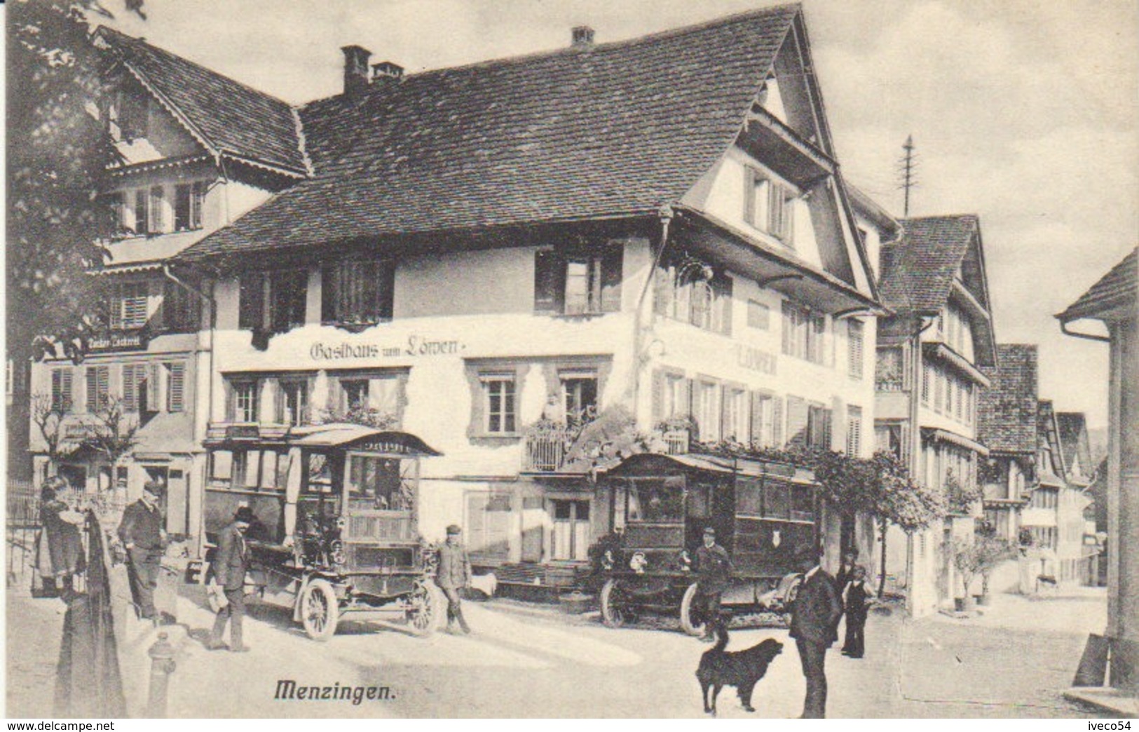 Menzingen - Gasthaus  Um Löwen  - - Menzingen