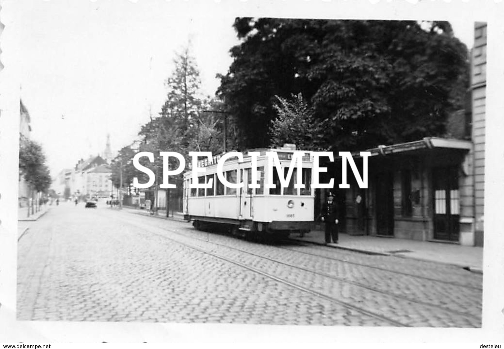 Kleine Foto Tram Kortrijk - Faubourg De Tournai 1954 - Kortrijk