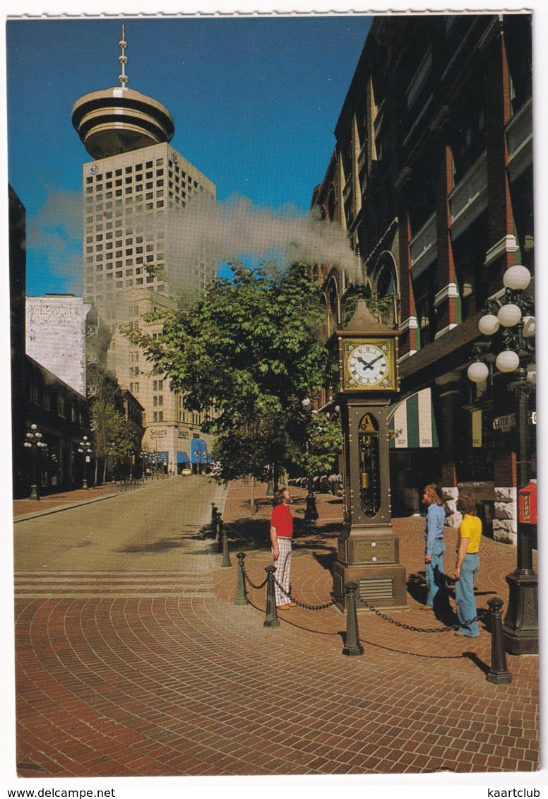 Vancouver - The Gastown Steam Clock (by Raymond L. Saunders)  - (B.C., Canada) - Vancouver