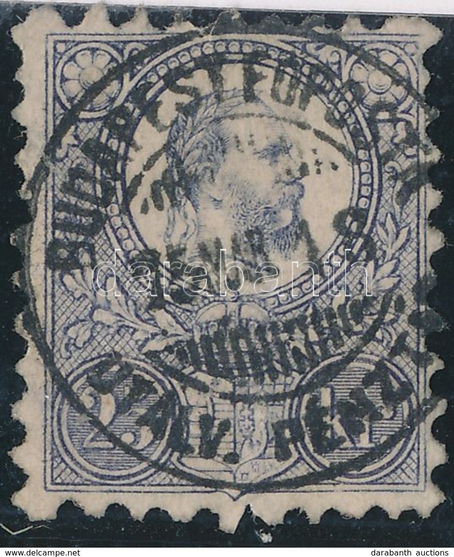 O 1871 Réznyomat 25kr ,,BUDAPEST FŐPOSTA UTALV. PÉNZTÁR' (Gudlin 200 Pont) - Sonstige & Ohne Zuordnung