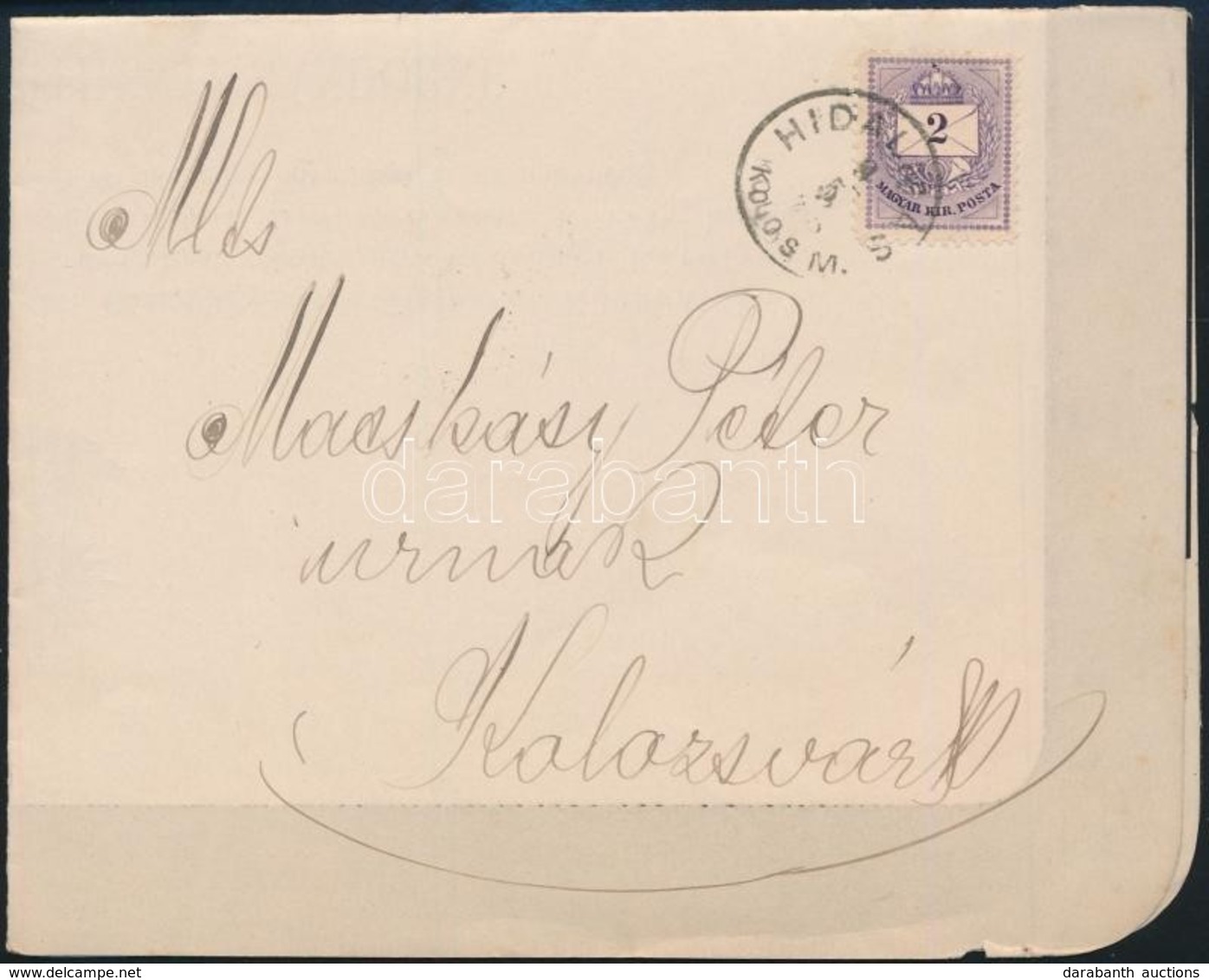 1888 Nyomtatvány élénk Színű 1881 2kr Bélyeggel - Other & Unclassified