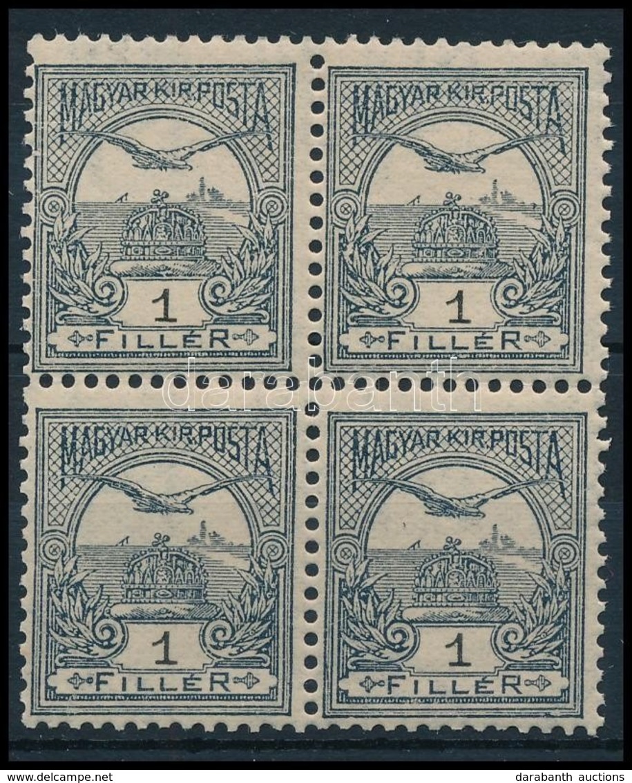 ** 1904 Turul 1f Négyestömb (8.000) - Autres & Non Classés