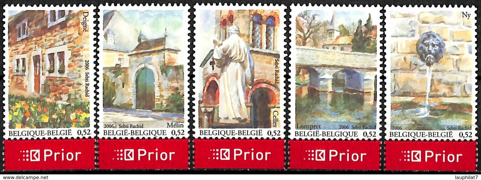 [154680]TB//**/Mnh-Belgique 2006 - N° 3541/45, La Wallonie Idyllique, Du Bloc 132, Vacances & Tourisme, SC, SNC - Neufs