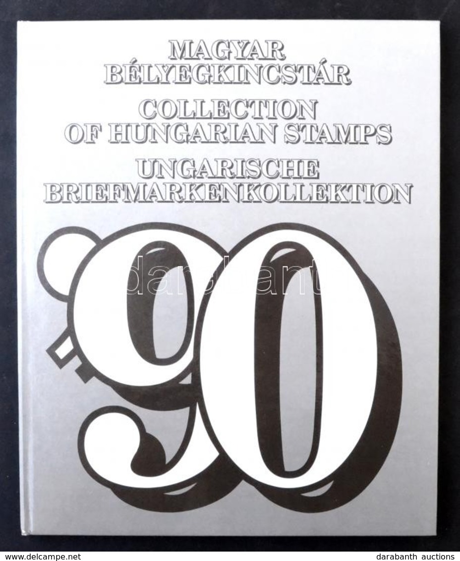 ** 1990 Bélyegkincstár Szürke Színben, Benne Minden Bélyeg, A Feketenyomat Blokk Hiányzik - Autres & Non Classés