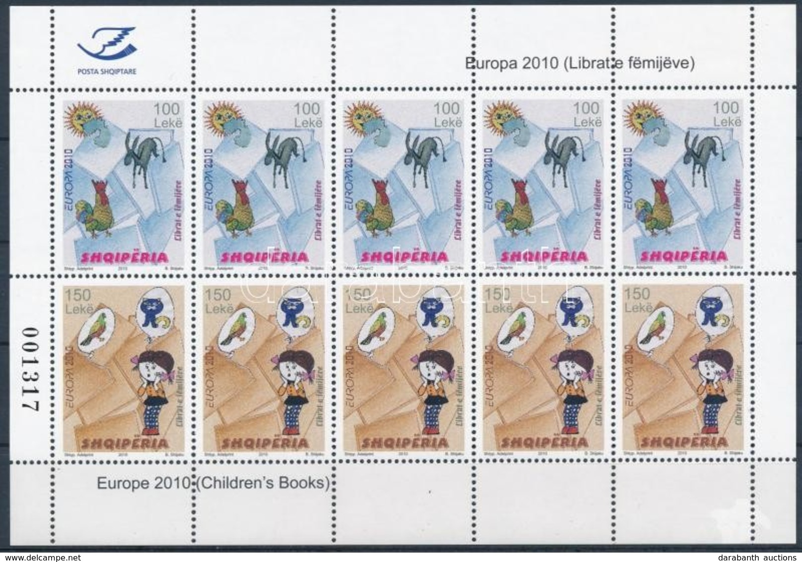 ** 2011 Europa CEPT Gyermekkönyvek Kisív Mi 3334-3335 - Andere & Zonder Classificatie