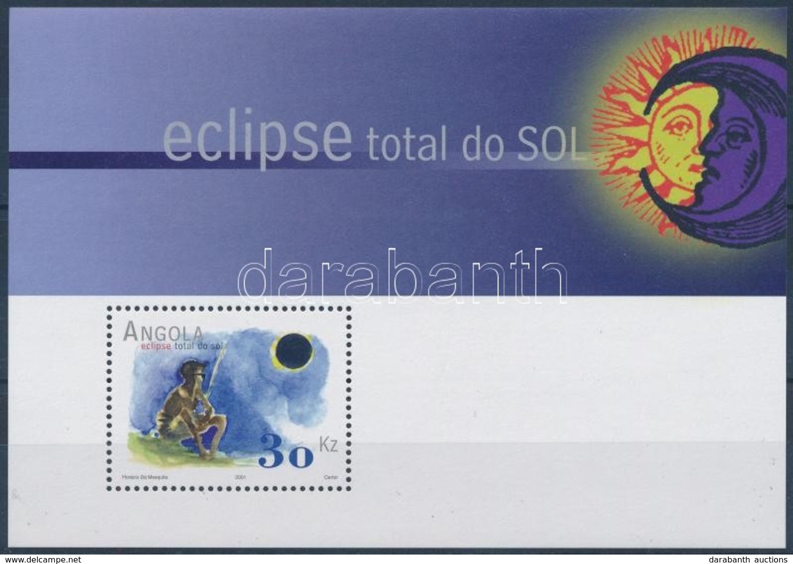 ** 2001 Teljes Napfogyatkozás Blokk,
Total Eclipse Block
Mi 95 - Andere & Zonder Classificatie