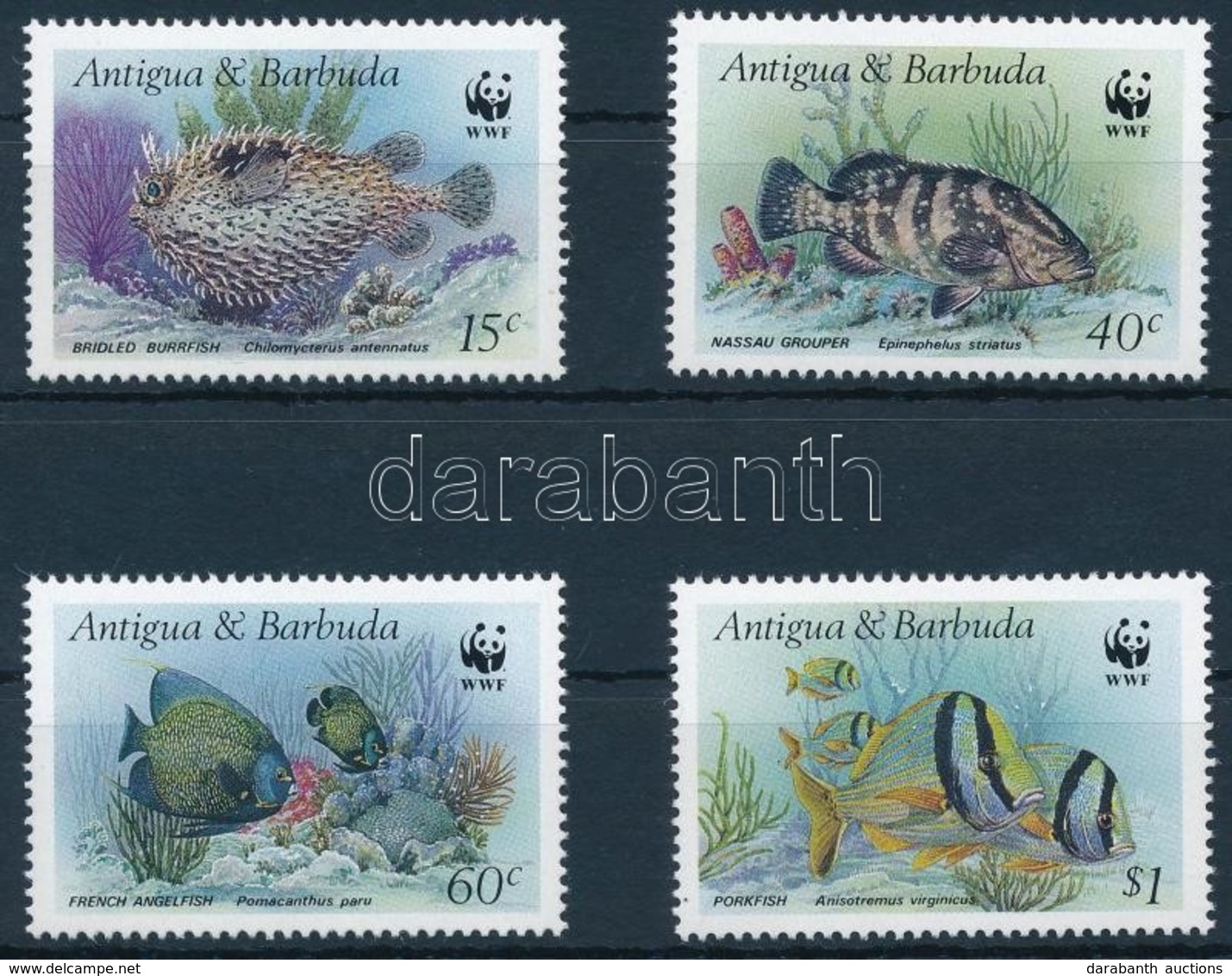 ** 1987 WWF Halak Sor,
WWF Fishes Set
Mi 1010-1013 - Otros & Sin Clasificación