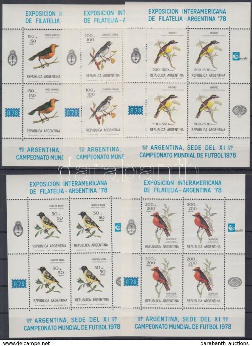 ** 1978 Madarak Kisív Sor Mi 1347-1351 - Otros & Sin Clasificación