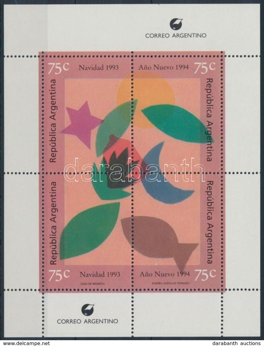 ** 1993 Karácsony Blokk,
Christmas Block
Mi 56 - Other & Unclassified