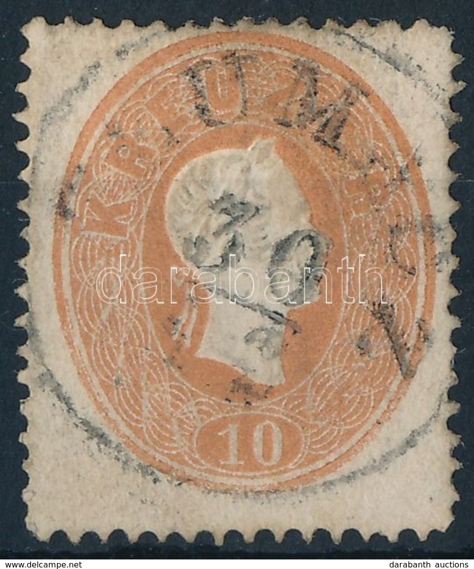 O 1861 10kr '(KL)UM(A)CZ' - Other & Unclassified