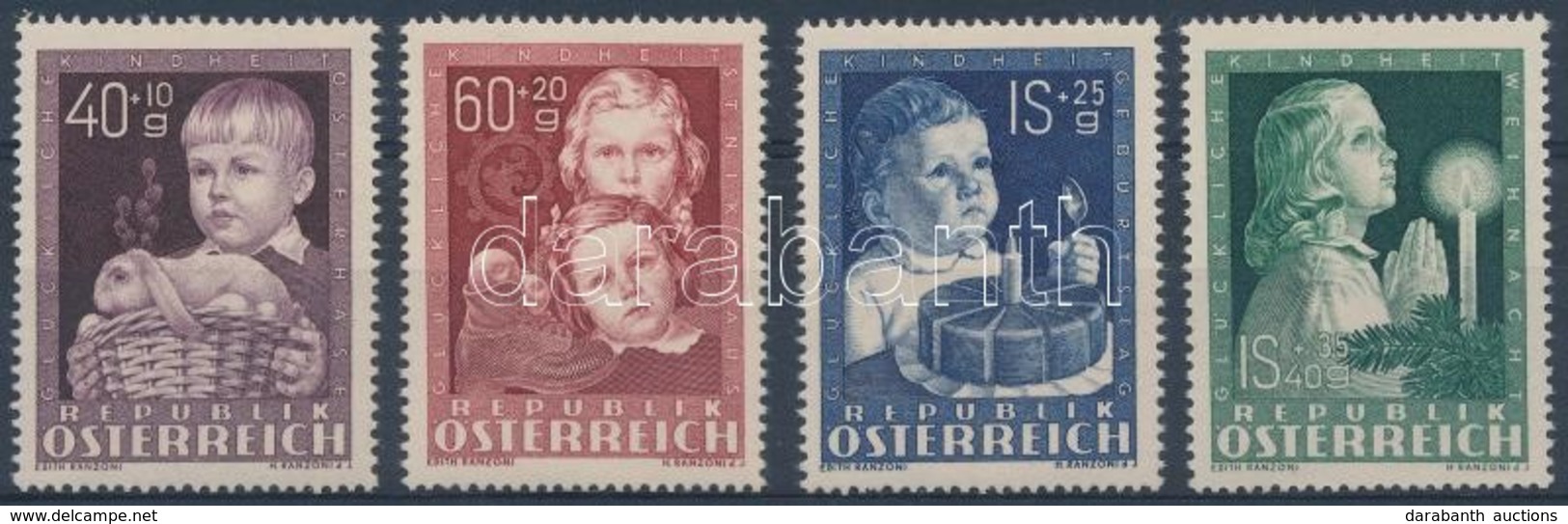 ** 1949 Gyermek Sor Mi 929-932 - Sonstige & Ohne Zuordnung