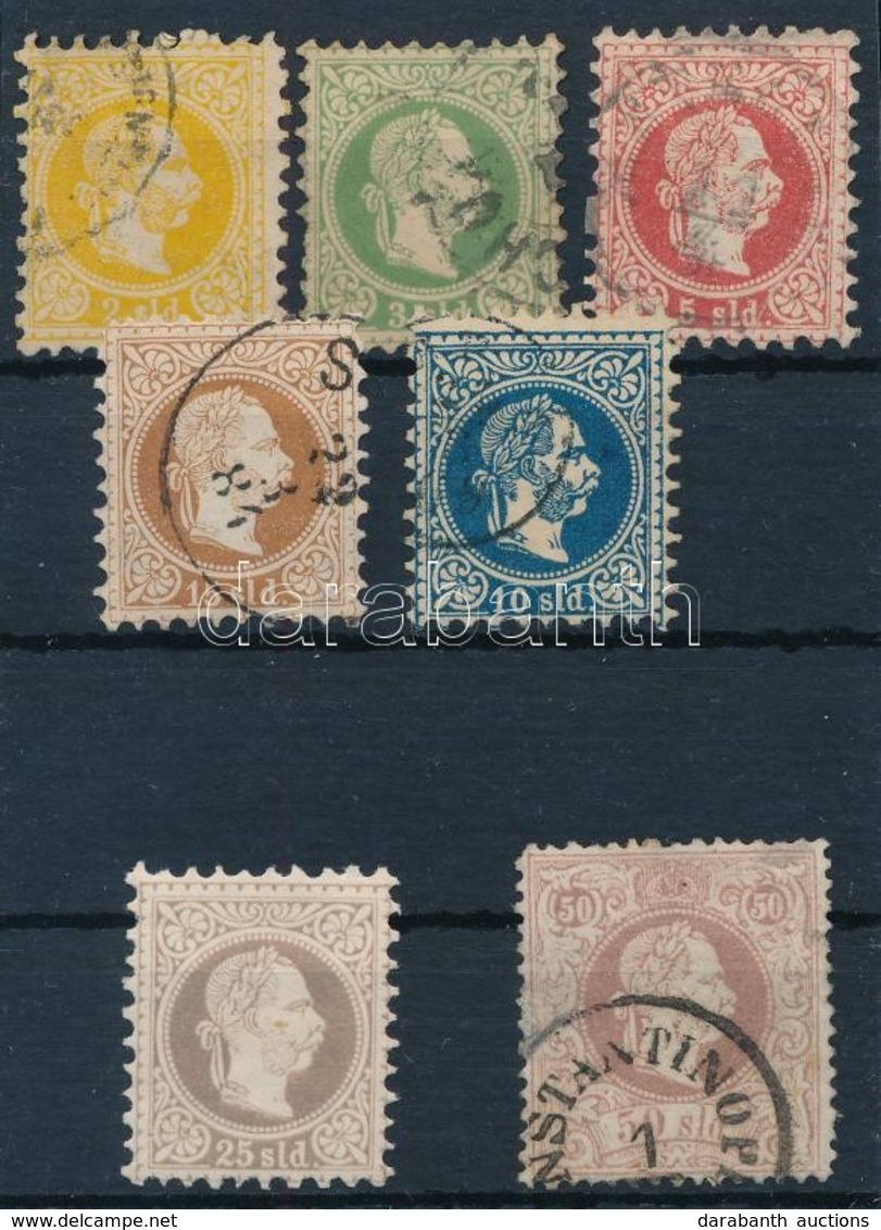 * O 1867 Vegyes Sor, Az 50sld-n Pici Szakadás - Andere & Zonder Classificatie