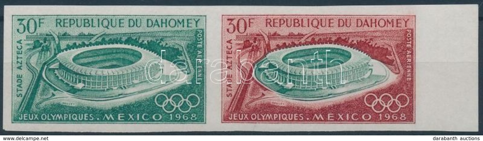 ** 1968 Nyári Olimpia Vágott 30Fr Pár Mi 360 Színpróba - Autres & Non Classés