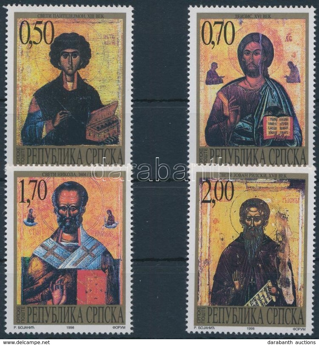 ** 1998 Ikonok Sor,
Icons Set
Mi 107-110 - Sonstige & Ohne Zuordnung