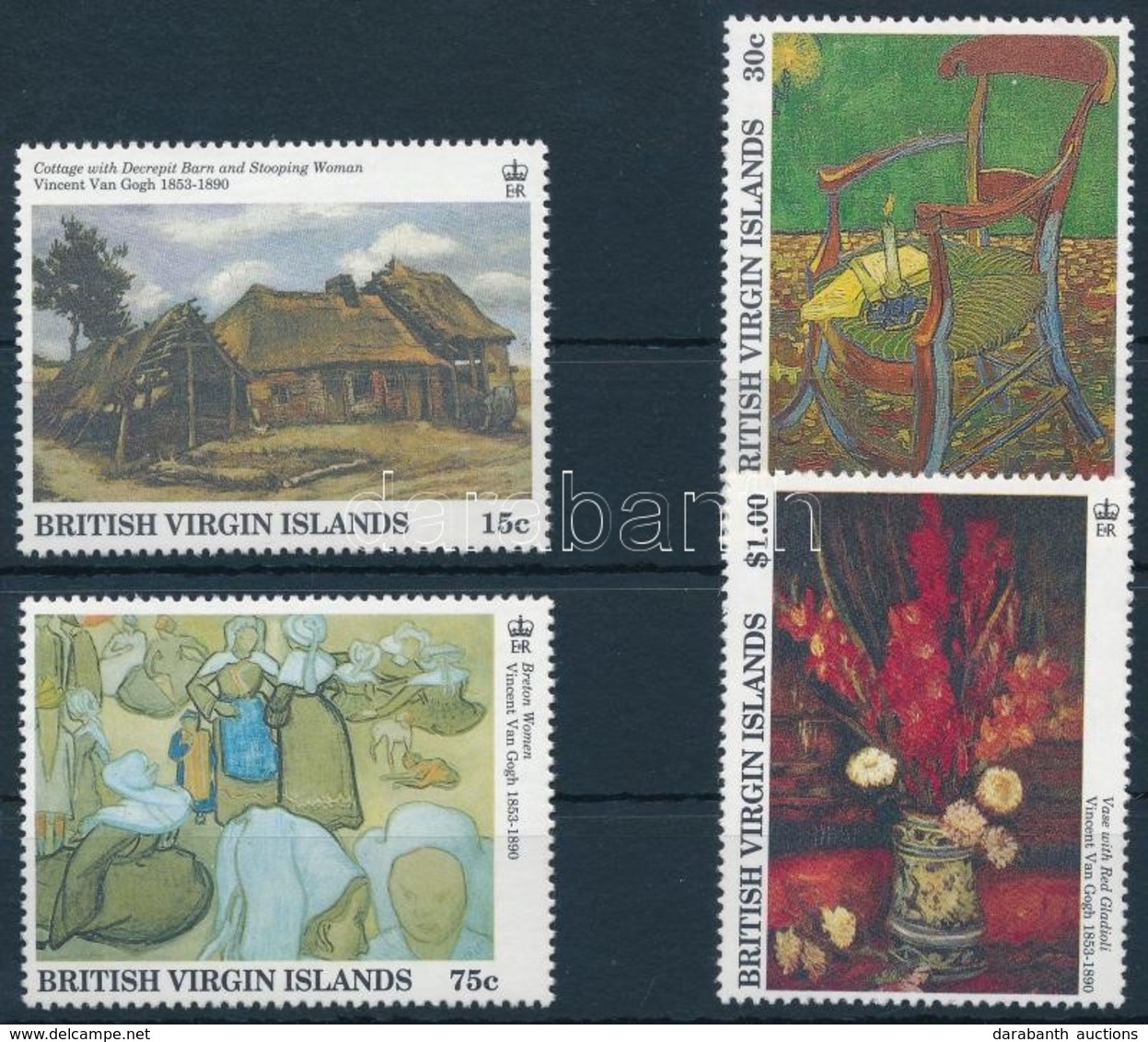 ** 1991 Vincent Van Gogh Sor,
Vincent Van Gogh Set
Mi 744-747 - Otros & Sin Clasificación