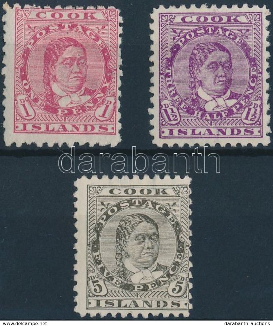 * 1902 Forgalmi Mi 21-22 A, 25 - Andere & Zonder Classificatie