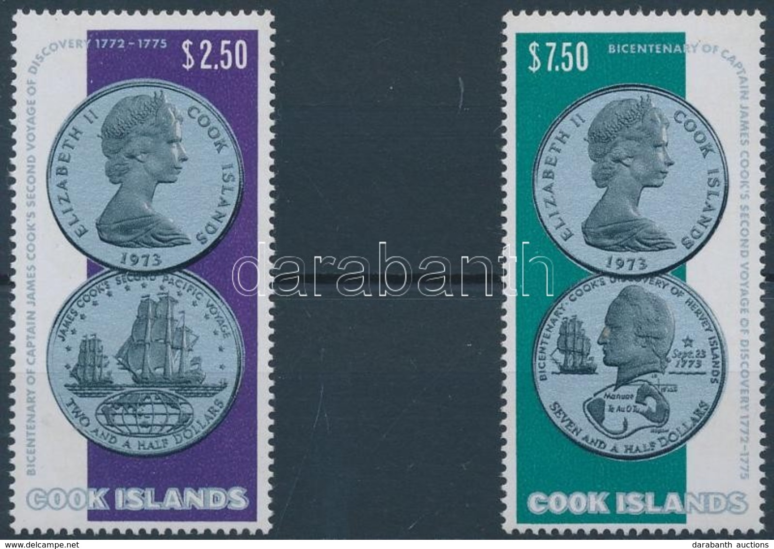 ** 1974 James Cook Sor Mi 422-423 - Autres & Non Classés