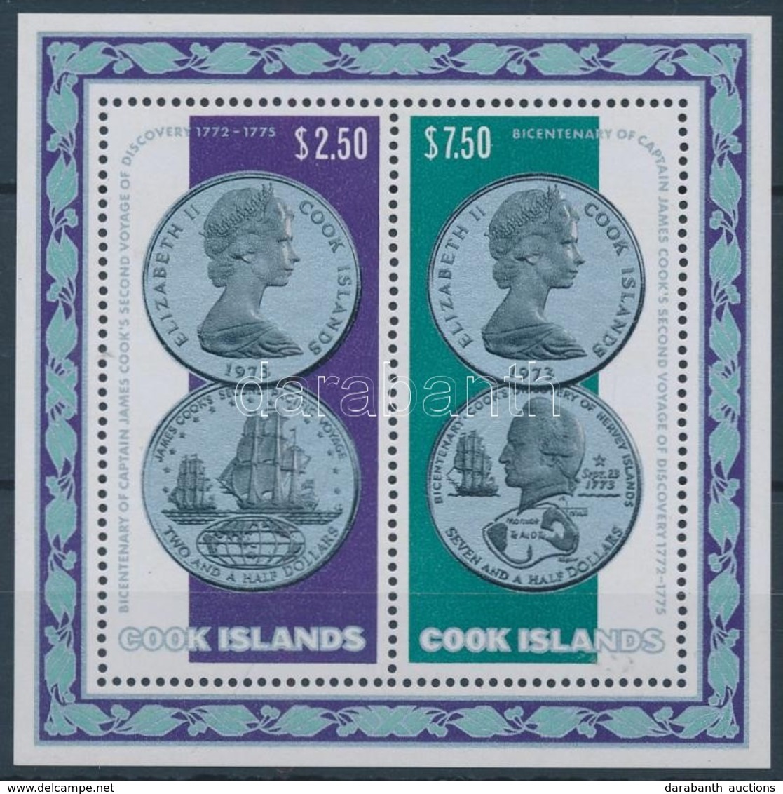 ** 1974 James Cook Blokk Mi 37 - Other & Unclassified