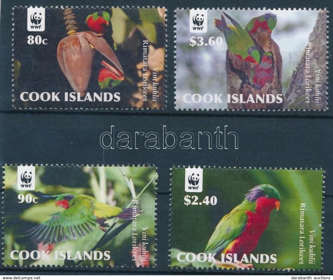 ** 2010 WWF: Madarak Sor Mi 1679-1682 + 4 Db FDC - Other & Unclassified