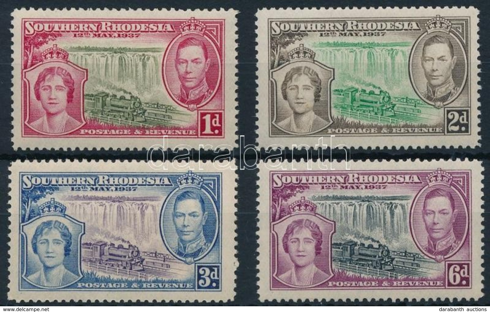 ** 1935 V. György Király Sor Mi 32-35 - Other & Unclassified