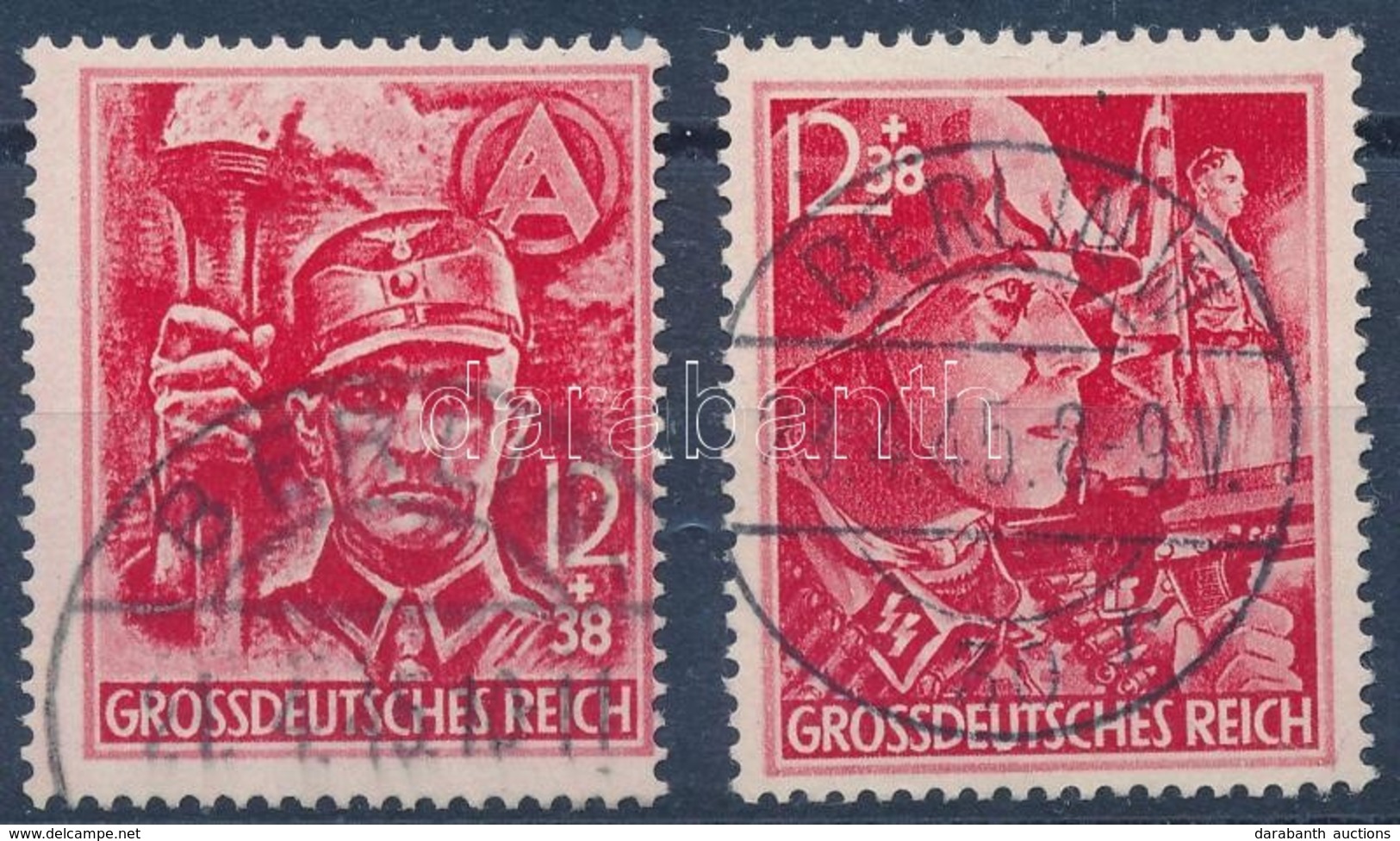 O 1945 Mi 909-910 (Mi EUR 2.400,-) - Sonstige & Ohne Zuordnung