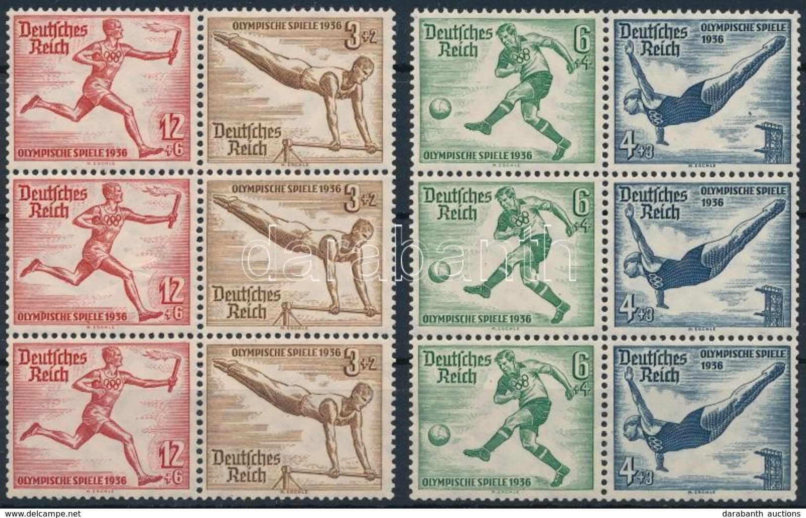 ** * 1936 2 Olimpia Füzetösszefüggés - Altri & Non Classificati