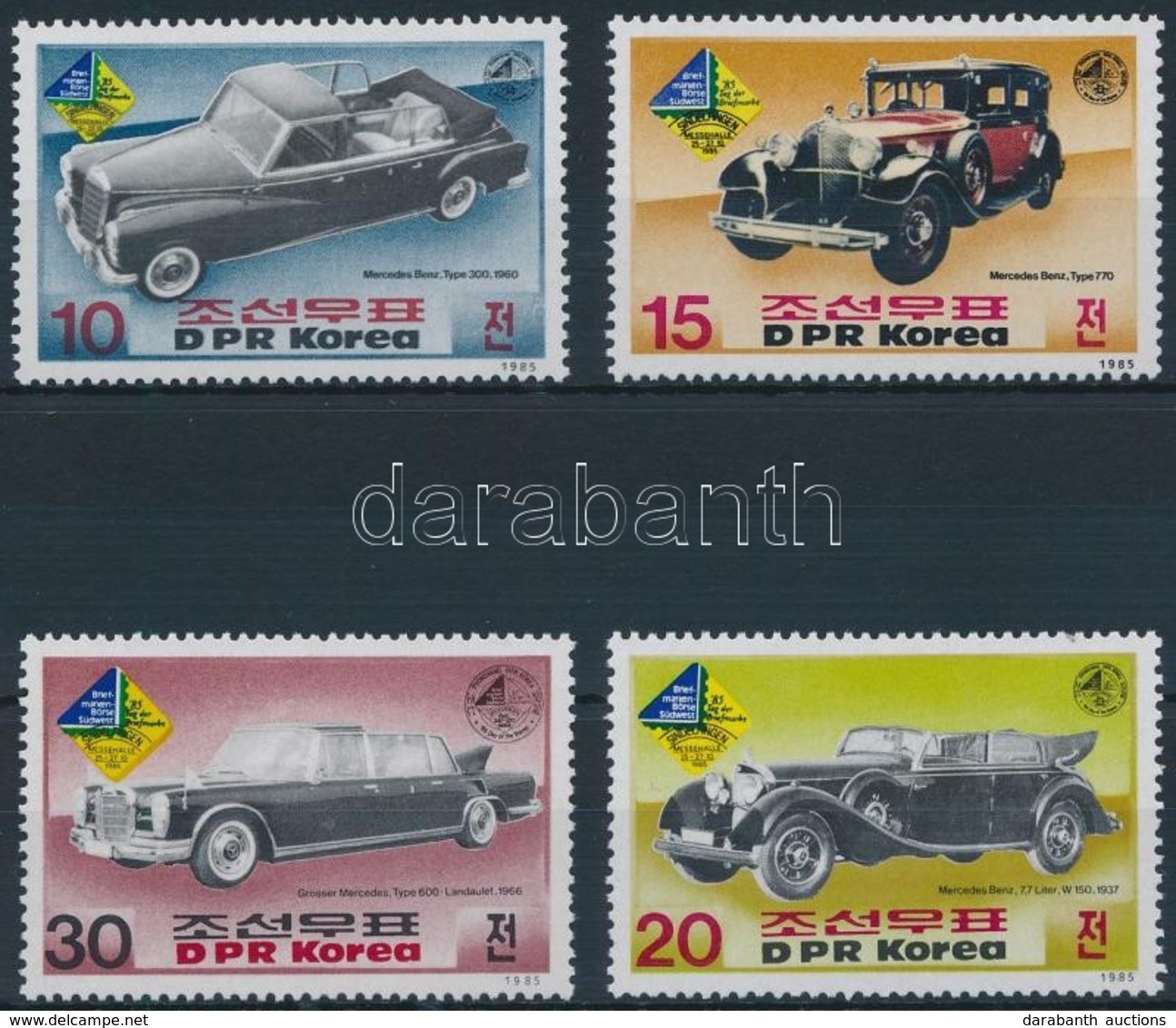 ** 1985 Autó Sor,
Car Set
Mi 2697-2700 - Andere & Zonder Classificatie