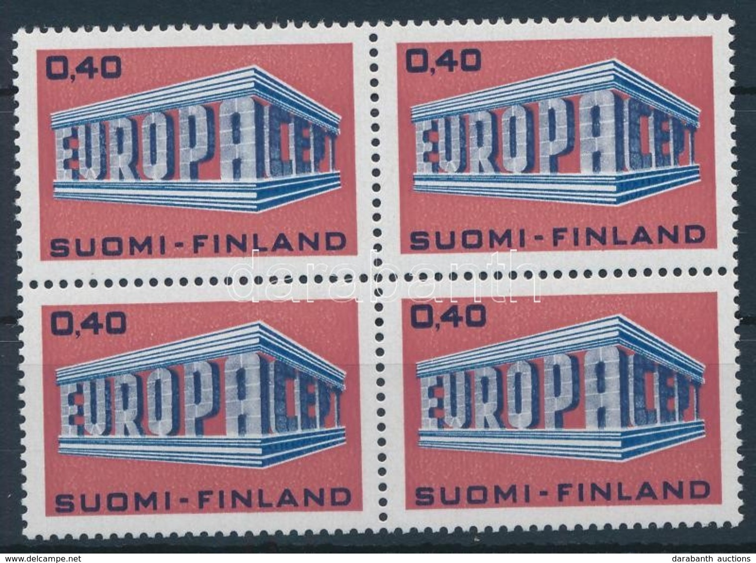 ** 1969 Europa CEPT Négyestömb,
Europa CEPT Block Of 4
Mi 656 - Autres & Non Classés