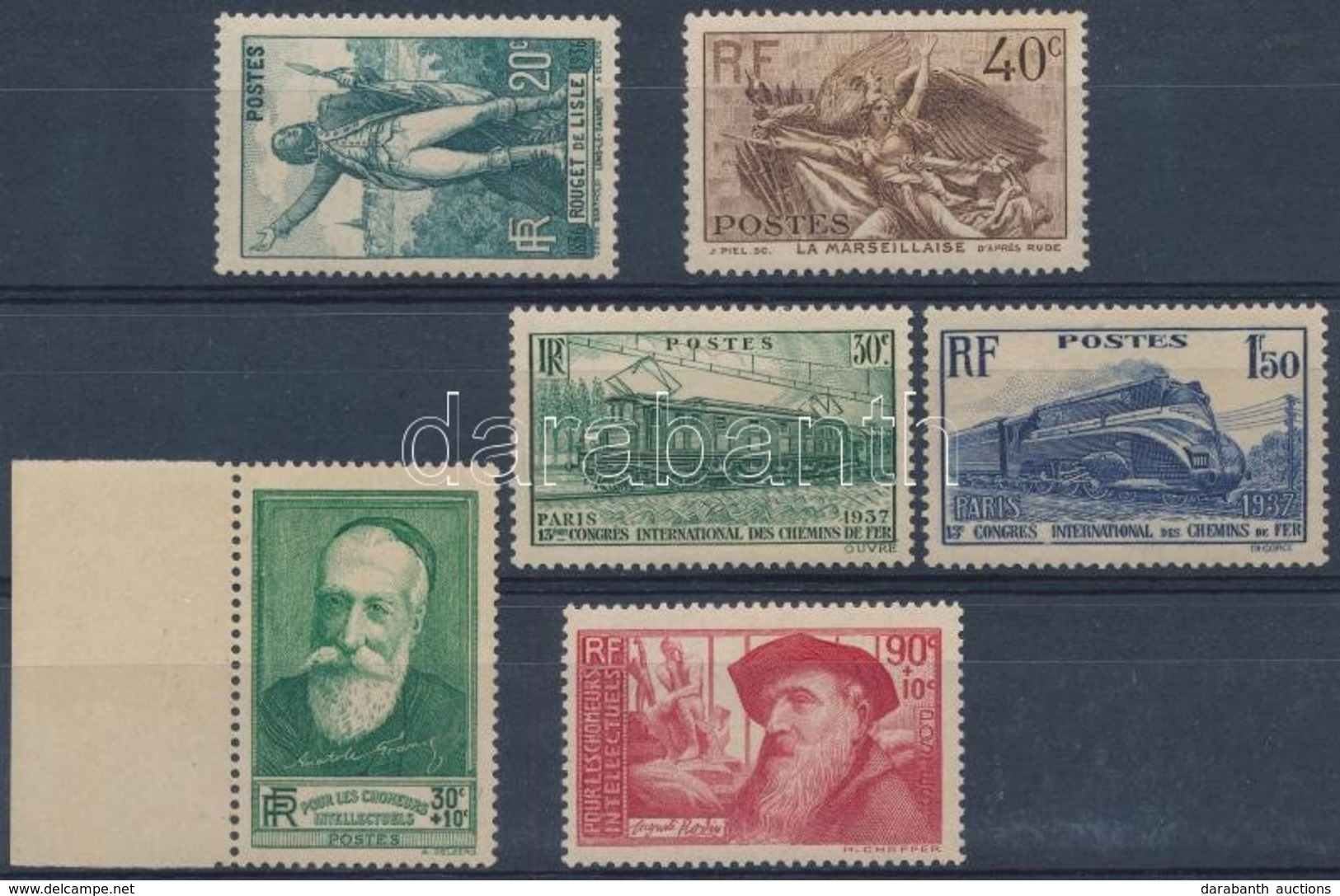 ** 1936-1937 3 Sor Mi 319-320, 345-346, 351-352 (Mi EUR 39.-) - Other & Unclassified