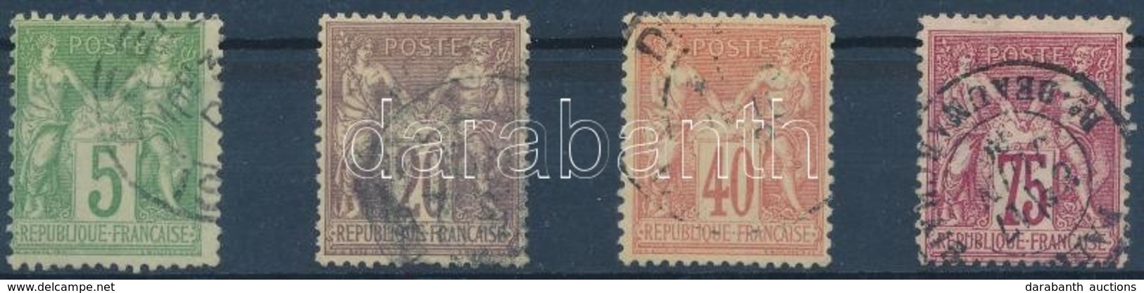 O 1876 Mi 59 I, 62 I, 65 II, 66 I (Mi EUR 71,50.-) - Sonstige & Ohne Zuordnung