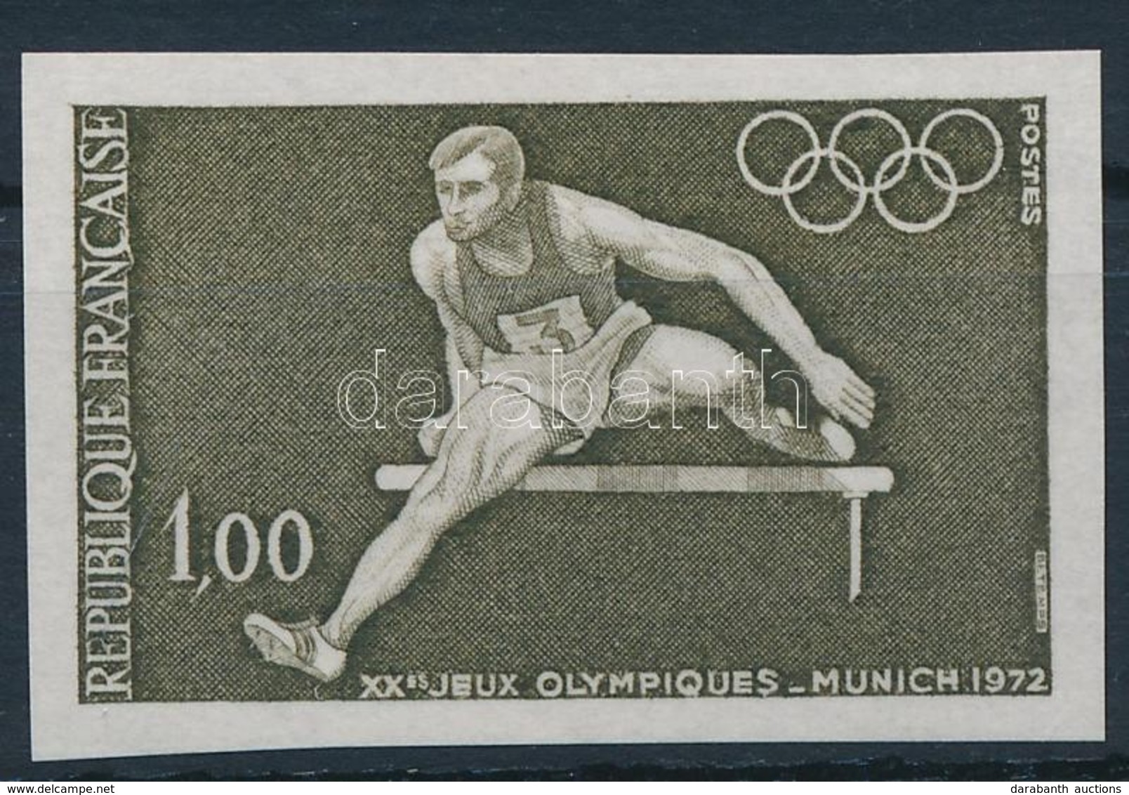 ** 1972 Nyári Olimpia, München Vágott Bélyeg Mi 1802 - Andere & Zonder Classificatie