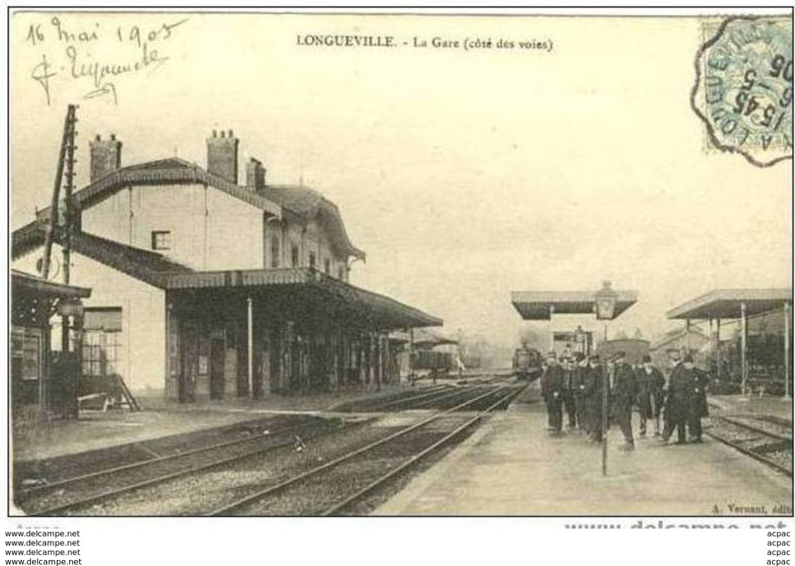 77 LONGUEVILLE   ...  La Gare Animee - Sonstige & Ohne Zuordnung