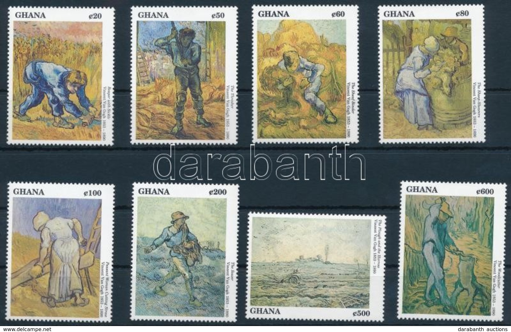 ** 1991 Vincent Van Gogh Sor,
Vincent Van Gogh Set
Mi 1533-1540 - Sonstige & Ohne Zuordnung