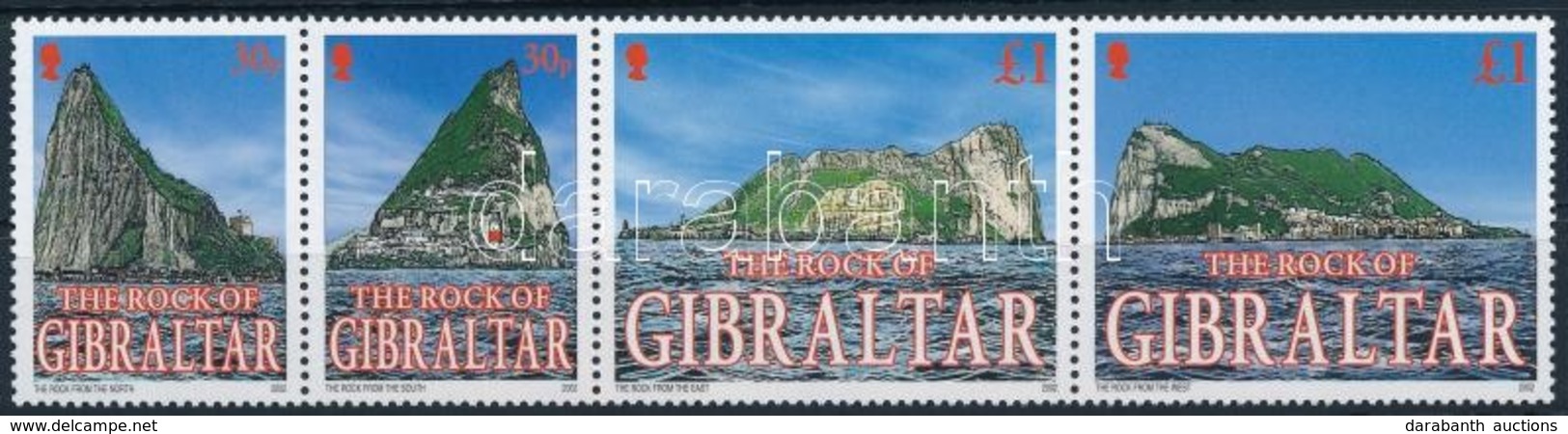 ** 2002 A Gibraltár Szikla Sor,
The Rock Of Gibraltar Set
Mi 1014-1017 - Other & Unclassified