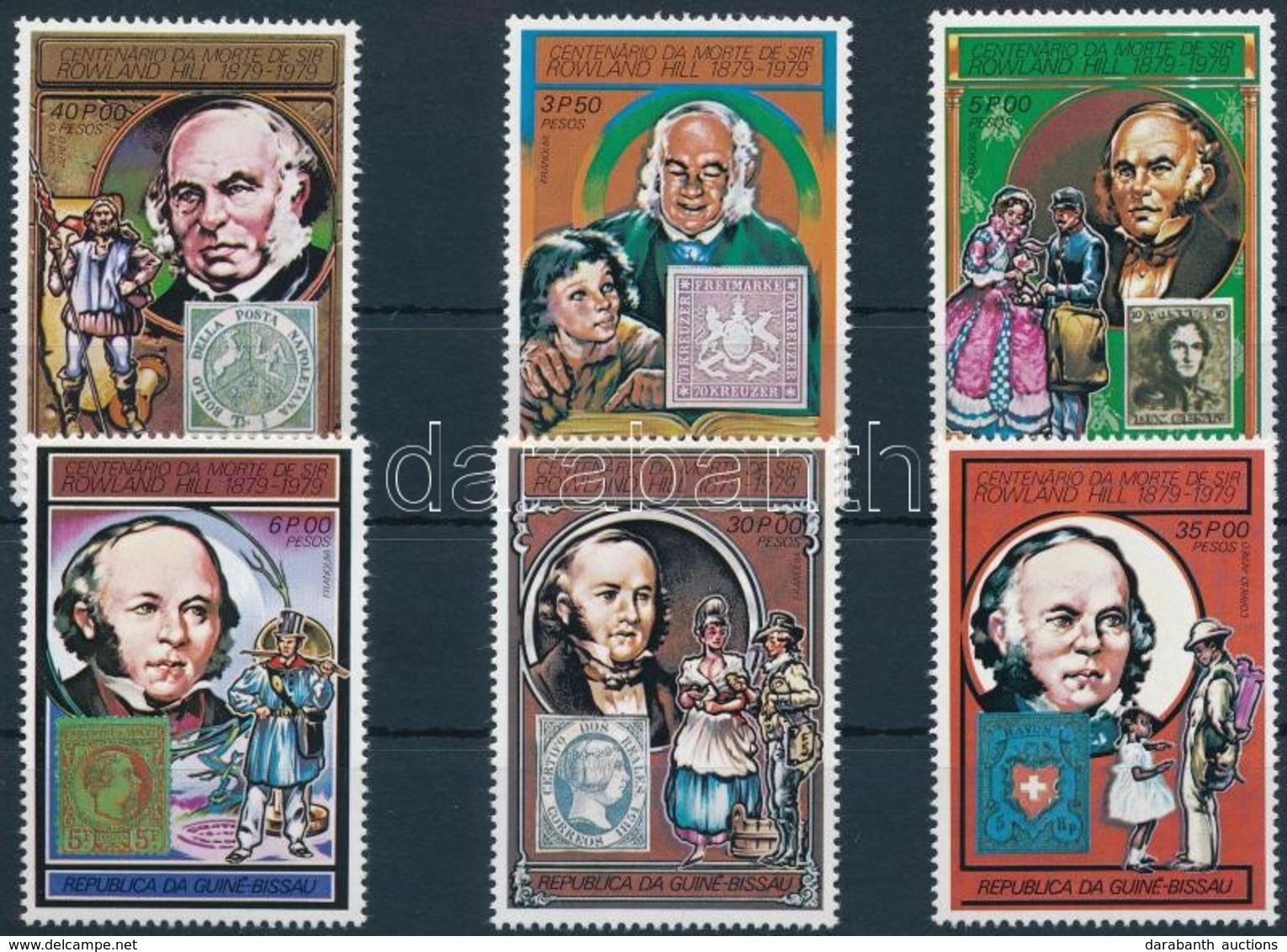 ** 1978 Rowland Hill Sor,
Rowland Hill Set
Mi 515-520 - Otros & Sin Clasificación