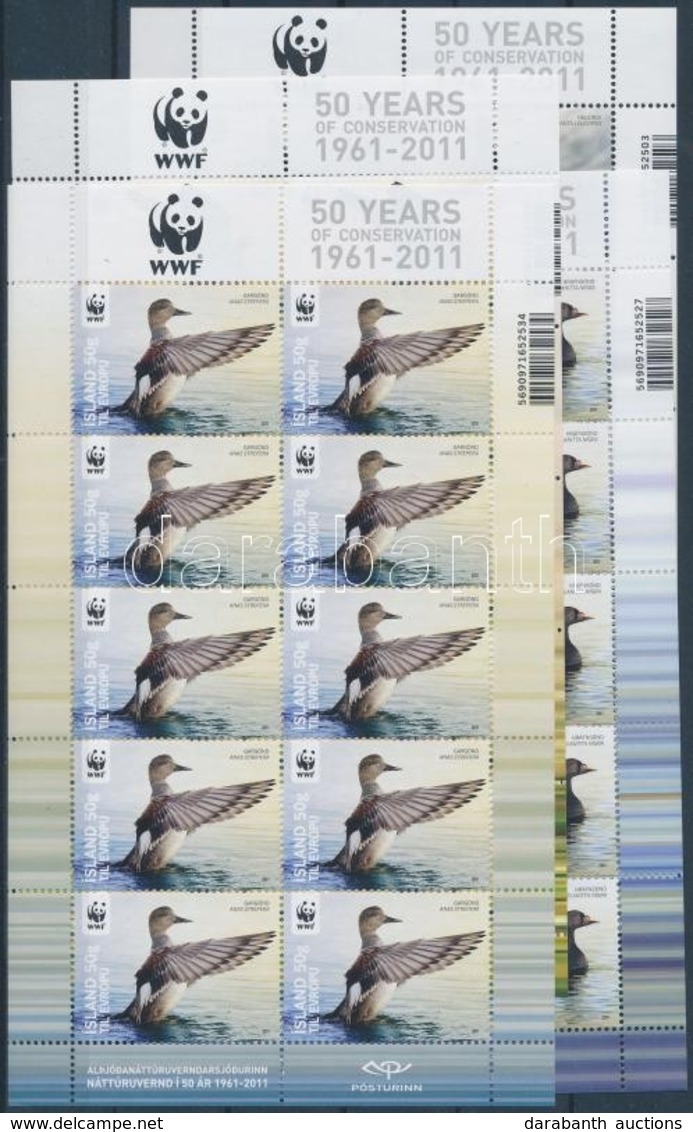 ** 2011 WWF Veszélyeztetett Madárfajok Kisívsor Mi 1298-1301 - Other & Unclassified