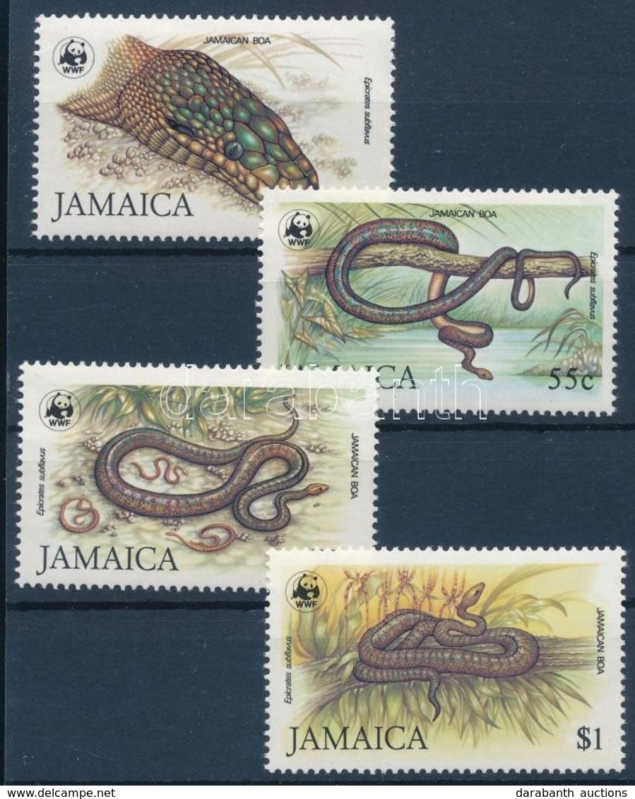 ** 1984 WWF: Boa Sor + 4 Db FDC Mi 591-594 - Otros & Sin Clasificación