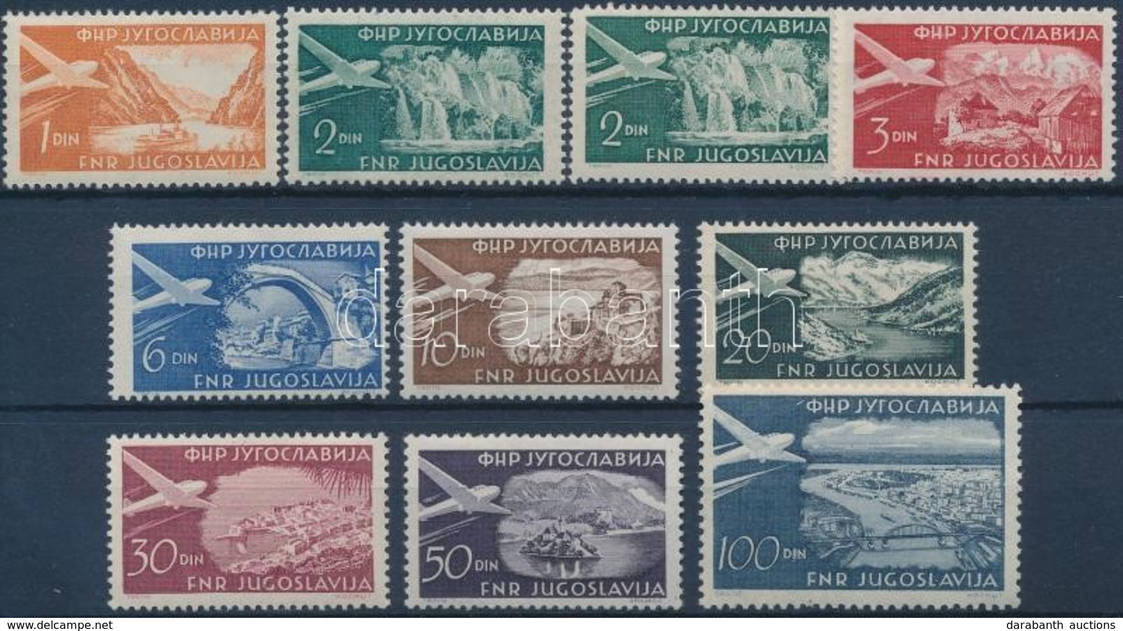 ** 1951 Forgalmi Sor Mi 644-652 - Other & Unclassified