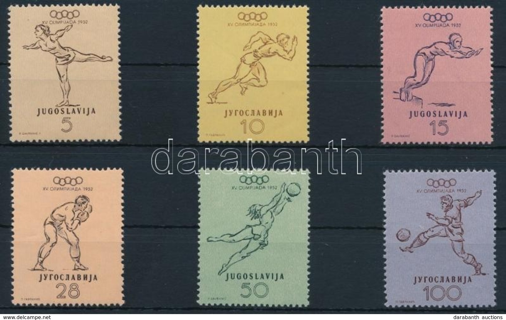 ** 1952 Olimpia Sor Mi 698-703 - Other & Unclassified